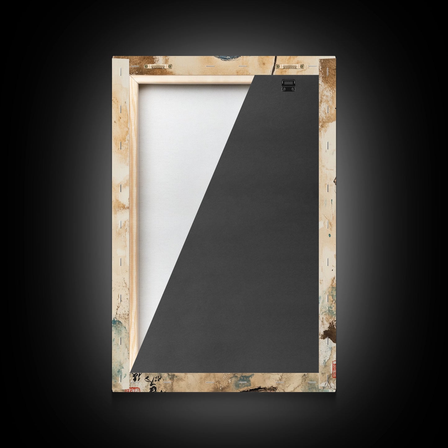 Japanese Fisherman Painting Print, Wabi Sabi Wall Art, Japanese Style Home Decor, Japanese Wood Block Print Style Art