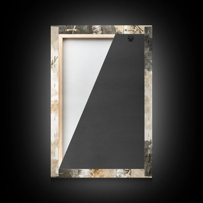 Ready To Hang Birch Tree Forest Painting Print Aspen Trees Painting Wall Art Wabi Sabi Modern Home Decor Minimalist Wabi Sabi Painting