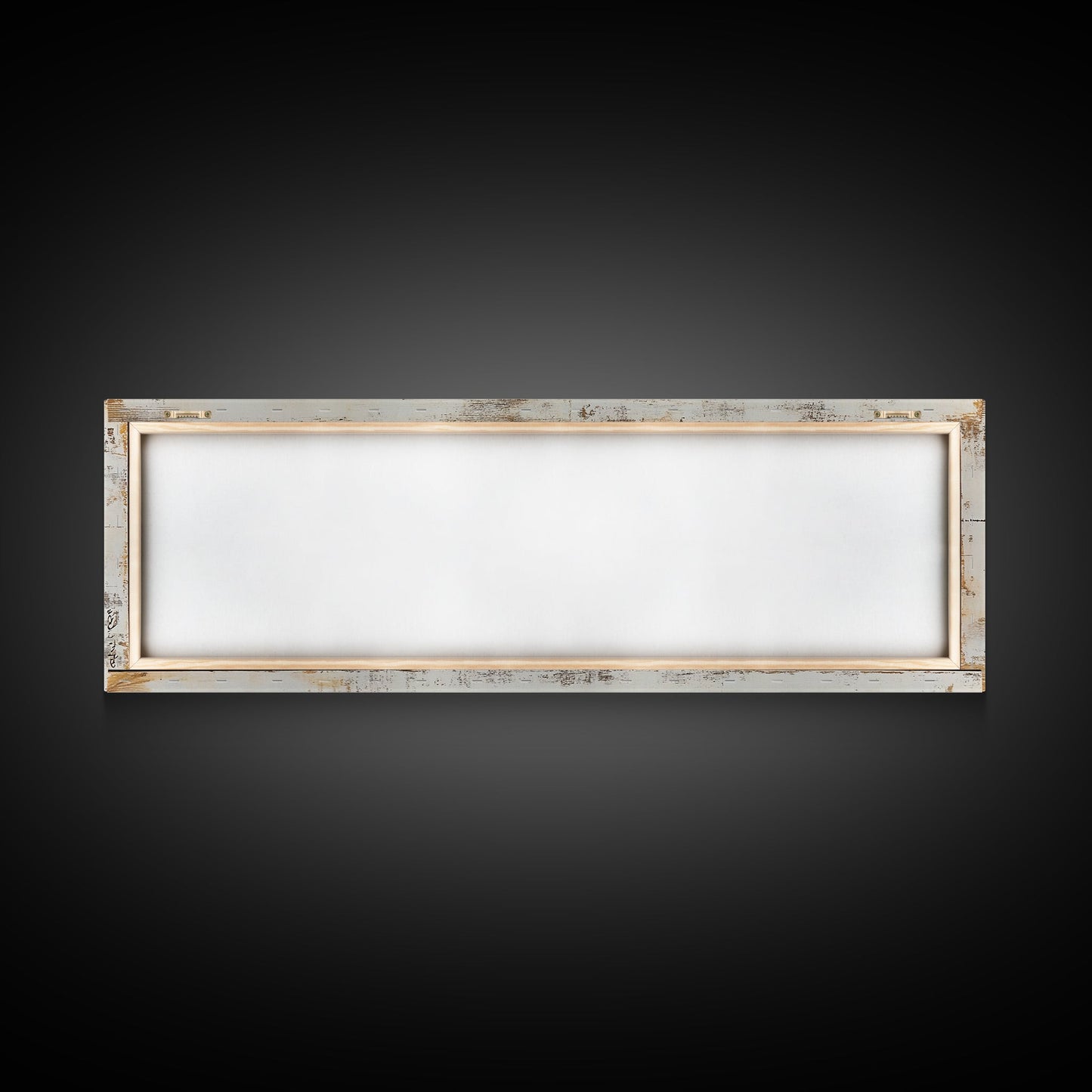 Humpback Whale Panoramic Wall Art Canvas Print - Wood Framed Canvas - Nautical Decor - Ready To Hang, Whale Art, Whale Fine Art