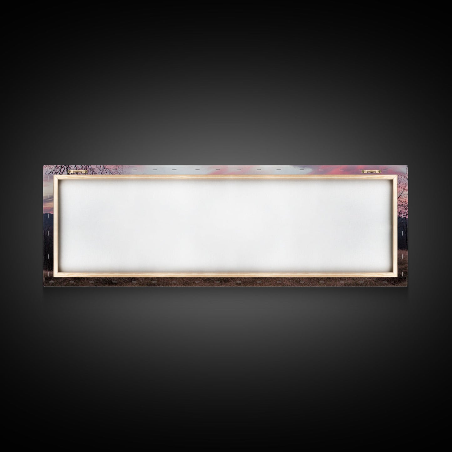 Great Smoky Mountains Panoramic Wall Art Canvas Print, Smoky Mountains Photography Style Wall Art, Landscape Painting