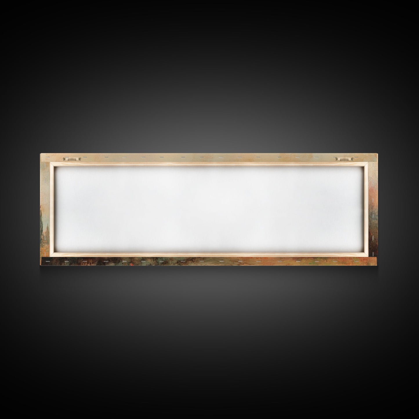 Moody Floral Landscape Painting Print, Panoramic Wall Art, Moody Artwork, Moody Landscape, Moody Wallpaper Wall Art, Moody Art Print