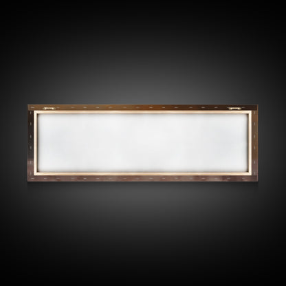 Skull and Flowers Canvas Print, Panoramic Goth Art, Extra Wide Wall Art, Goth Home Decor, Wide Art, Gothic Dark Academia Witchy Wall Art