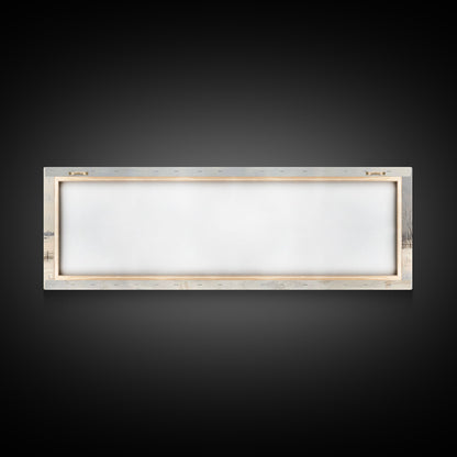 Barn Landscape Oil Painting Print - Retro Farm Wall Art - Village Wall Art - Old Red Barn In Winter - Winter Landscape - Winter Centerpiece Art