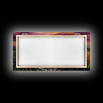 Farmhouse Wall Art Framed Canvas Print - Mexicano Art - Chicano Art - Oil Painting Print of a Tejano Farmer - Arte Mexicano