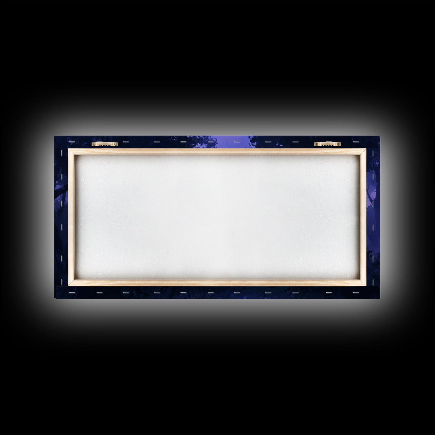 Dark Fantasy Forest Wall Art, Framed Canvas Print, Landscape Painting Print, Moody Home Decor, Landscape Wall Art, Living Room Decor