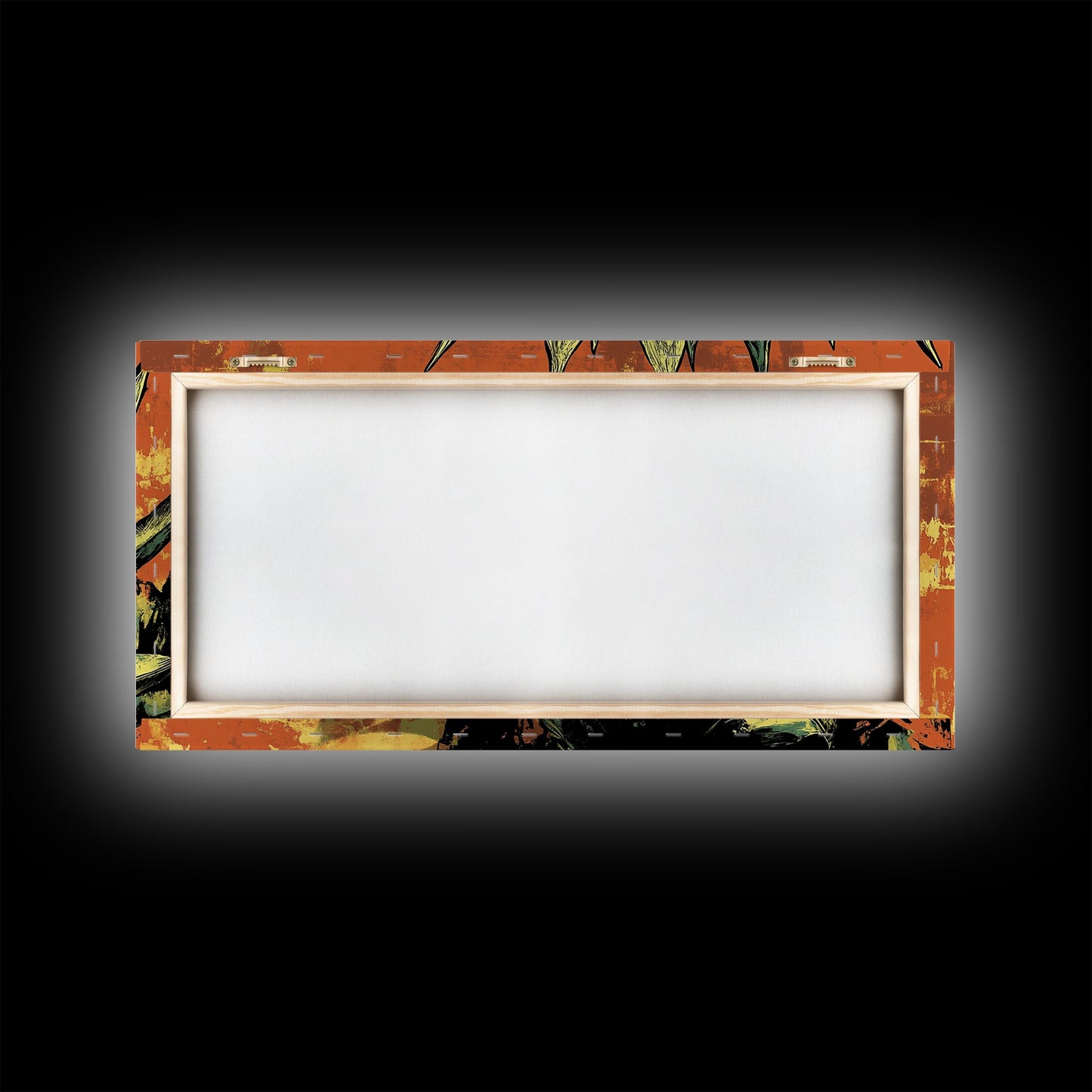 Blue Agave Pueblo Art Framed Canvas Print - Art of Arizona - Mexicano Home Decor - Chicano Art - Agave Painting - Bar Decor - Living Room Art