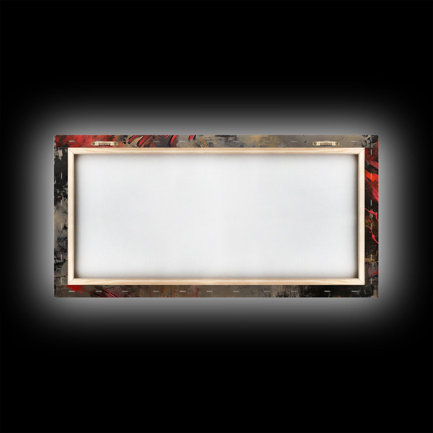 Grunge Phoenix Painting, Framed Canvas Print, Vibrant Phoenix Wall Art Print, Mythical Poster Art, Printed Wall Art