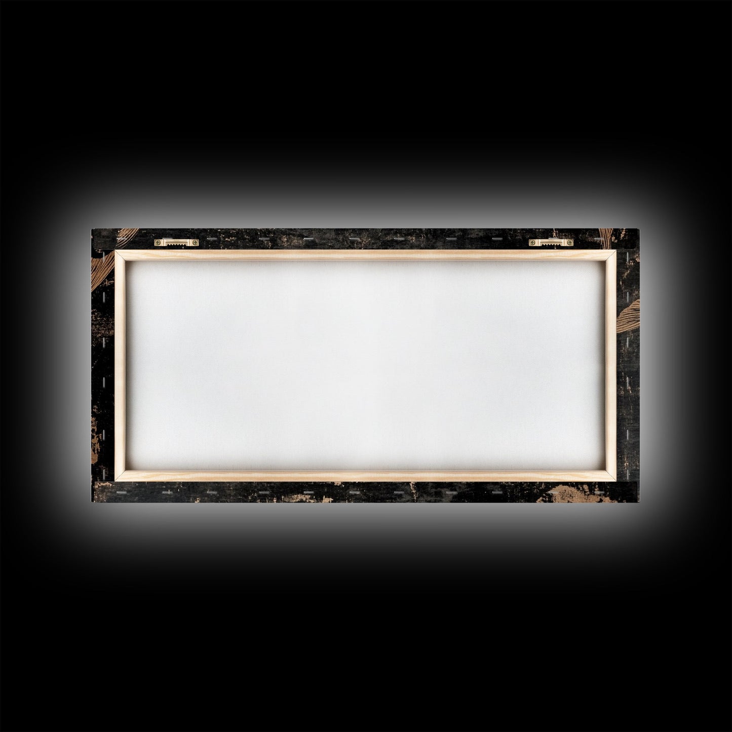 Black and White Koi Fish Oil Painting Print, Elegant Japanese Style Wood Block Print Artwork, Canvas Print Ready To Hang, Centerpiece Art