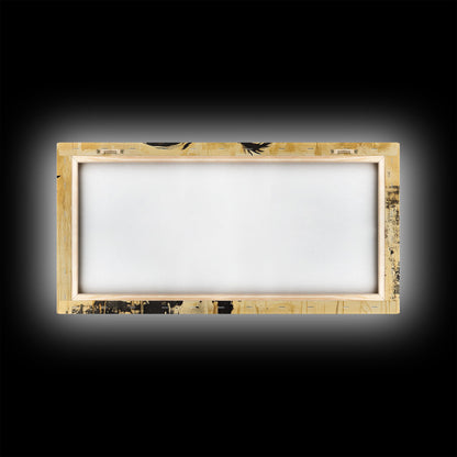 Palm Tree Abstract Painting Print, Coastal Decor, Framed Canvas Ready To Hang, Nautical Painting, Coastal Home Decor, Living Room Palm Tree Art