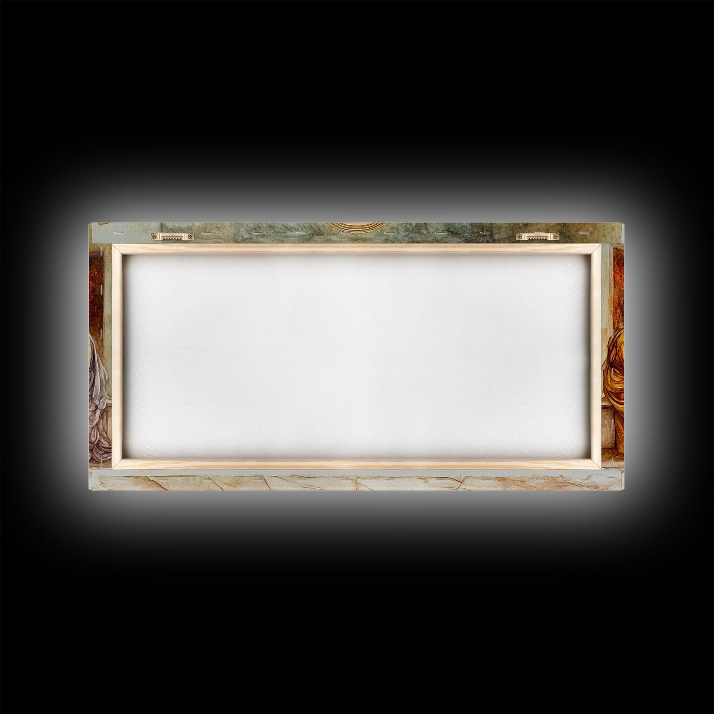 The Last Supper Reimagined - Framed Canvas Print - Christian Wall Art - Christian Decor - Jesus Painting - Jesus Art