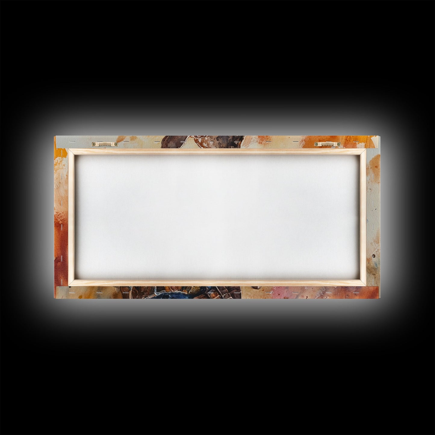 The Raccoon Cowboy - Framed Canvas Print - Raccoon Art - Trash Panda Cowboy