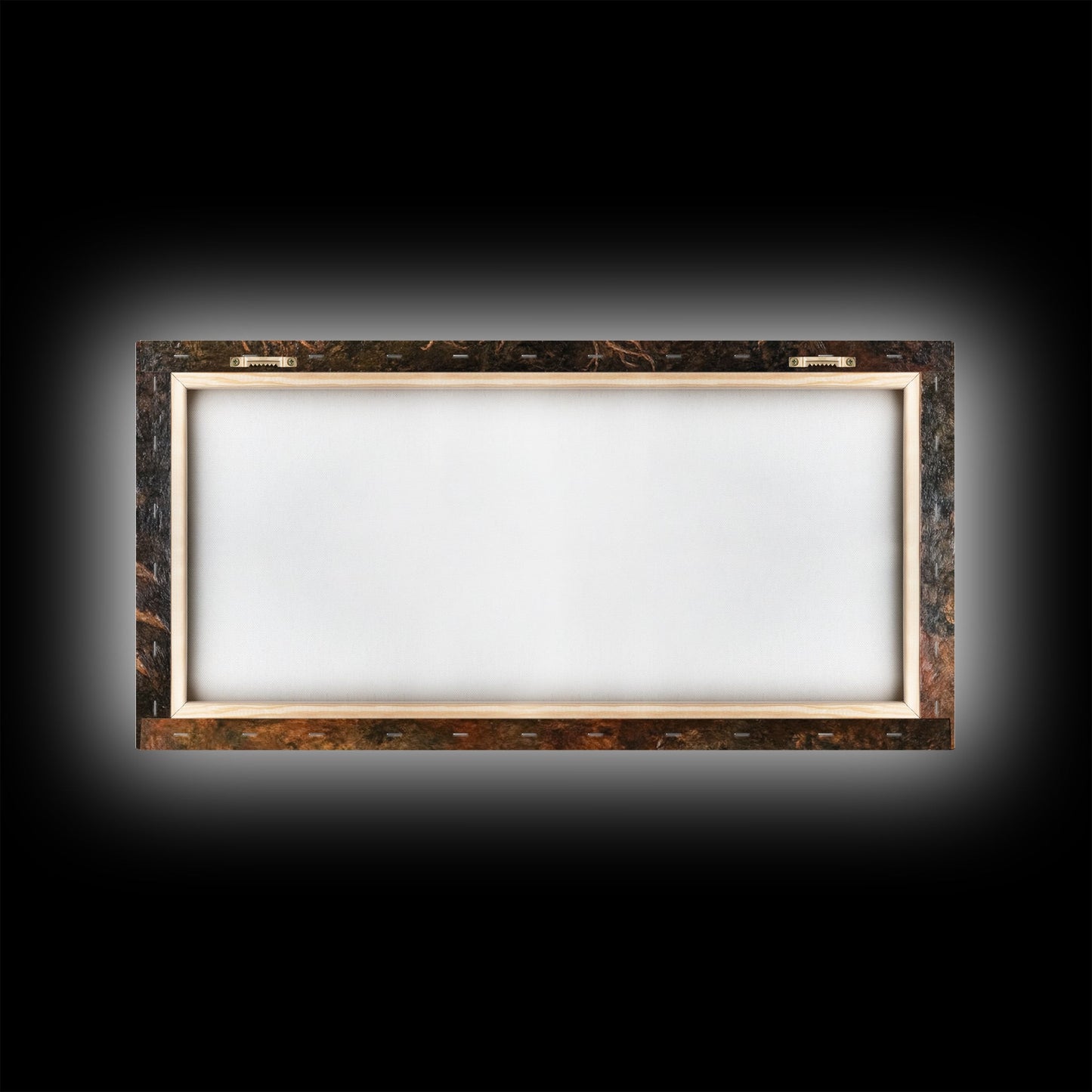 Deer In The Forest 19th Century Folk Art Style Canvas Print, Folk Art Oil Painting Print, Liminal Art, Abstract Painting Home Decor