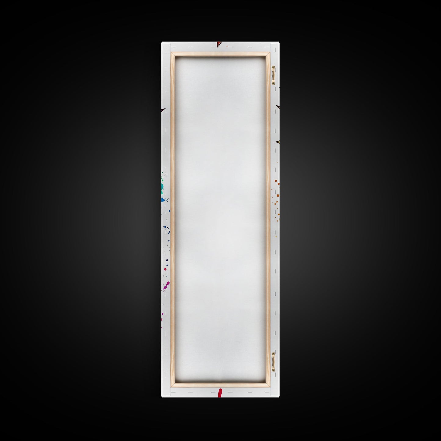 Pineapple painting vibrant wall art framed canvas print, colorful tropical art, kitchen decor, unique pop art style, perfect gift idea