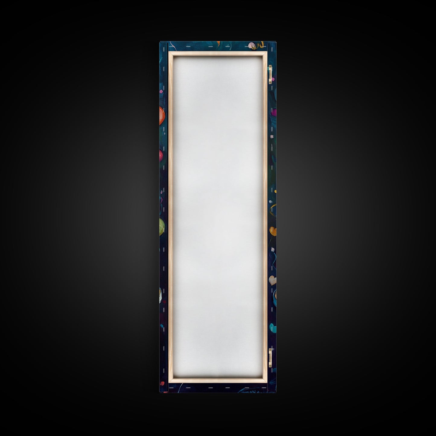 Cute Painting Print of a Birthday Cake - Framed Canvas - Preppy Dorm Room Decor - Wedding Decor - Birthday Cake Wall Art - Kitchen Decor