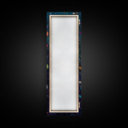 Cute Painting Print of a Birthday Cake - Framed Canvas - Preppy Dorm Room Decor - Wedding Decor - Birthday Cake Wall Art - Kitchen Decor