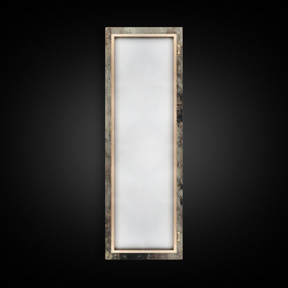 Framed Canvas Print of Dark Angels Wall Art with Gothic Aesthetic, Moody Art, Ozymandias Art, Unique Gift Idea, Long Narrow Wall Art, Tall Skinny Art