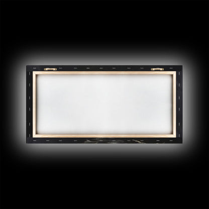 White Swan On A Black Lake, Victorian Style Vintage Art, Framed Canvas Print, Antique Art Reproduction, Traditional Wall Art