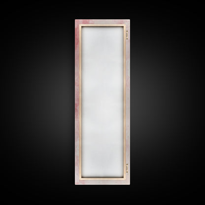 Bow Illustration Canvas Print Pink Whimsical Art Light Abstract Wall Art Vertical Art Feminine Gift Idea Bedroom Rustic Dorm Decor