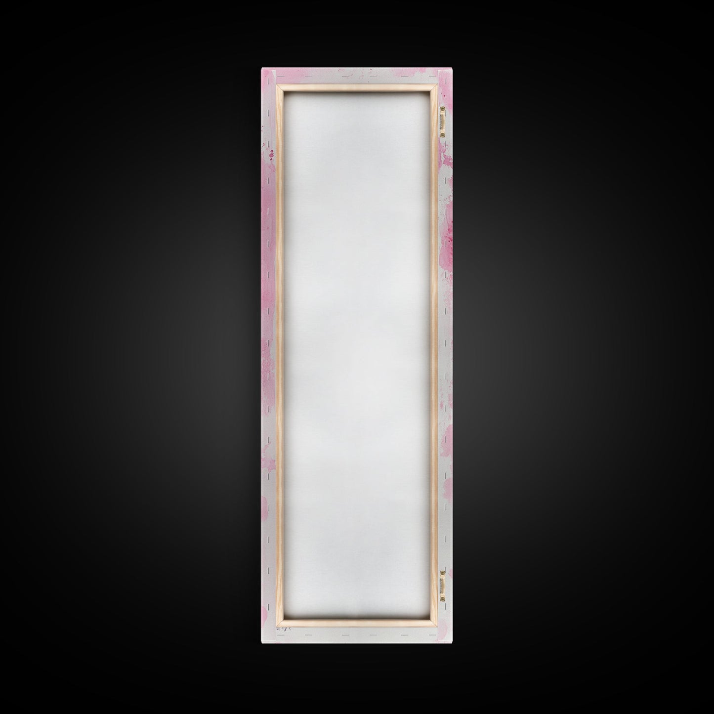 Intricate Key Art Framed Canvas Print Light Pink Wall Art Rustic Decor Minimalist Art Tall Skinny Art Above Couch Art Gift Idea