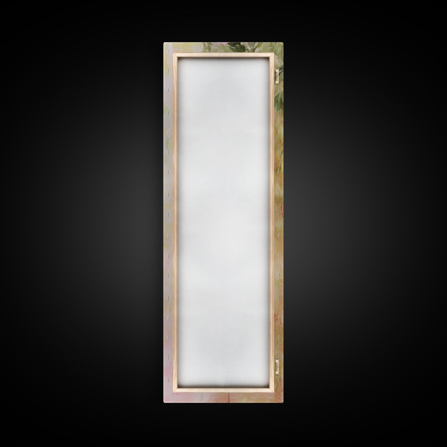 Cascading Roses Canvas Print Wildflower Painting Botanical Prints Vertical Wall Art Farmhouse Art Rustic Wall Art Romantic Gift