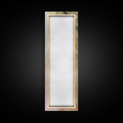 Cascading Roses Canvas Print Wildflower Painting Botanical Prints Vertical Wall Art Farmhouse Art Rustic Wall Art Romantic Gift