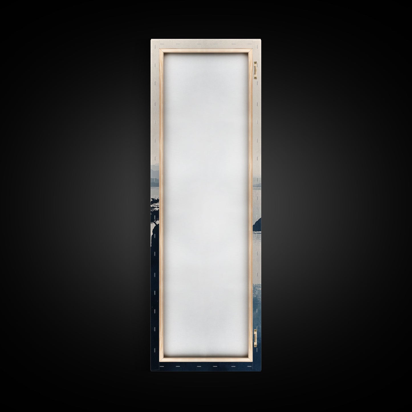 Ocean Cliff Horizon Canvas Print Nautical Wall Art Minimalist Decor Seascape Art Bedroom or Living Room Rustic Coastal Piece