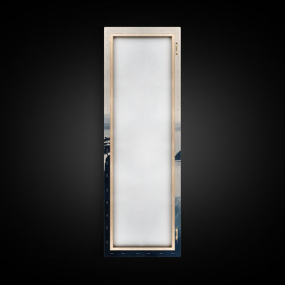 Ocean Cliff Horizon Canvas Print Nautical Wall Art Minimalist Decor Seascape Art Bedroom or Living Room Rustic Coastal Piece