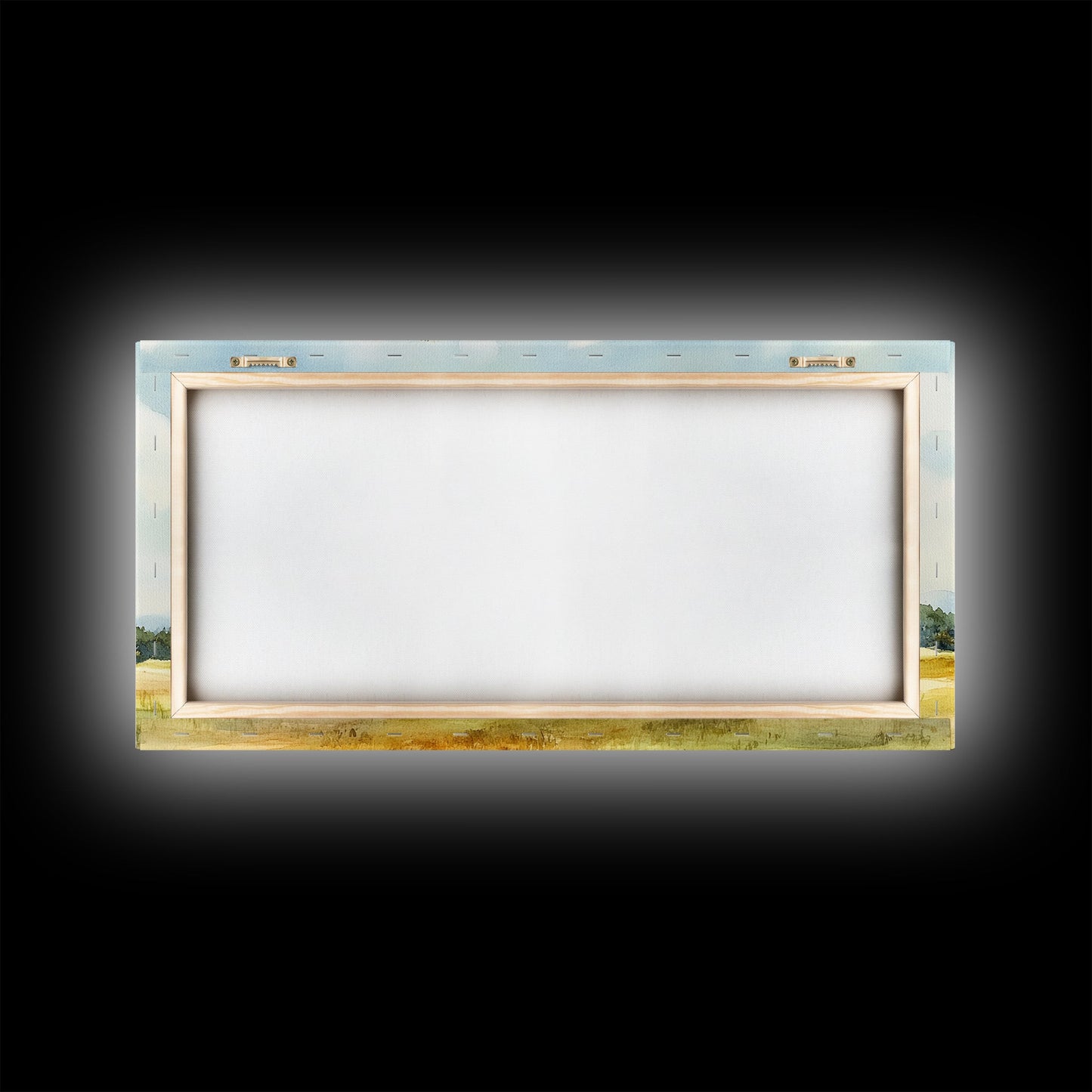 Oak Tree Art Landscape Painting Framed Canvas Print Rustic Decor Living Room Art Original Artwork Above Couch Wall Art Nature Scene