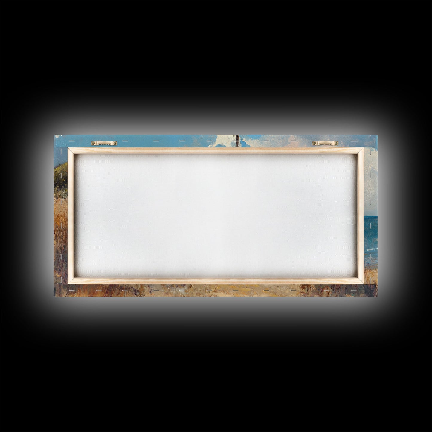 Rustic Sailboat Framed Canvas Print Nautical Wall Art Coastal Landscape Art Barn Landscape Oil Painting Rustic Decor Above Sofa Art