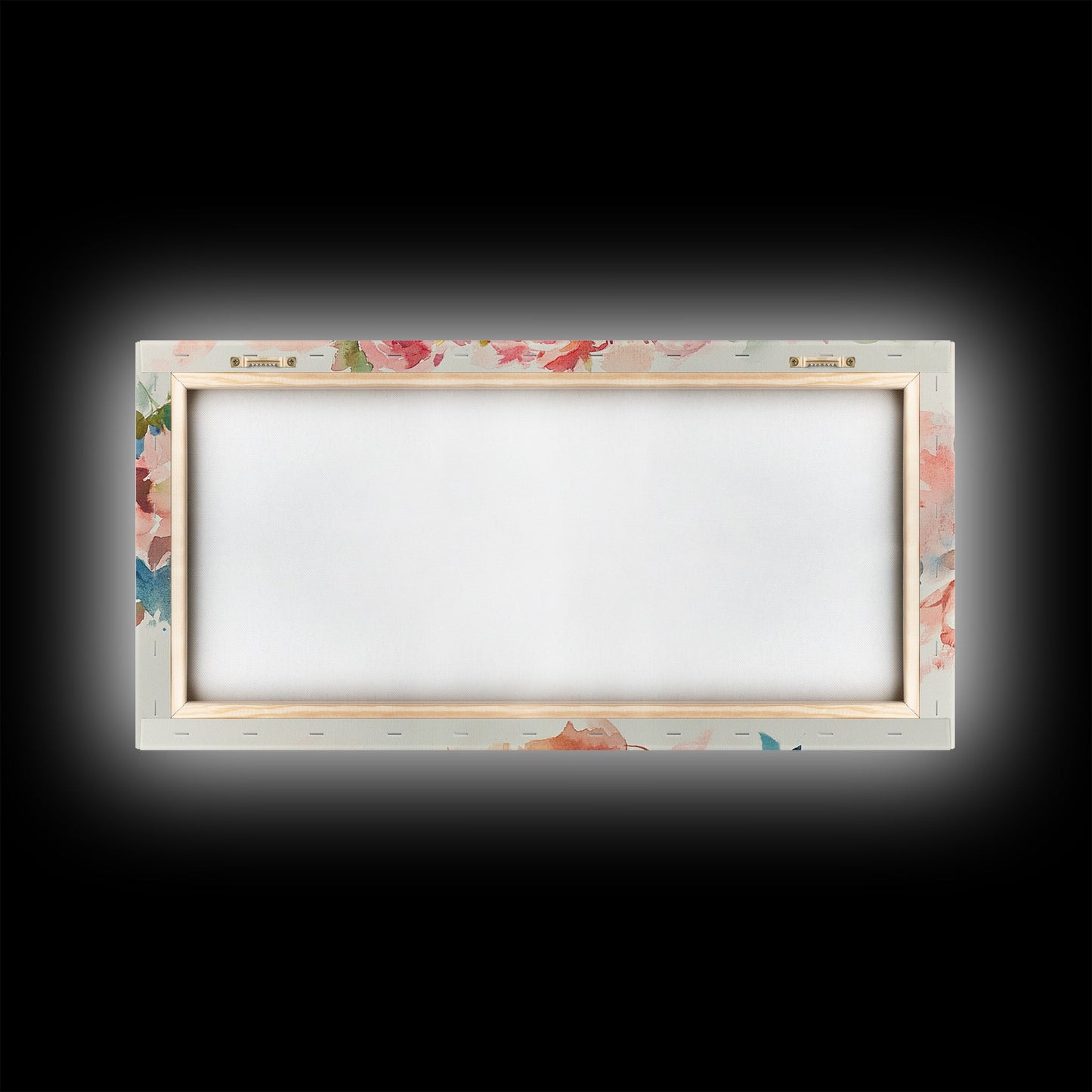 Floral Crown Canvas Print | Goddess Art Print | Pink Abstract Art | Romantic Woman Art | Boho Bedroom Decor Framed Canvas Print