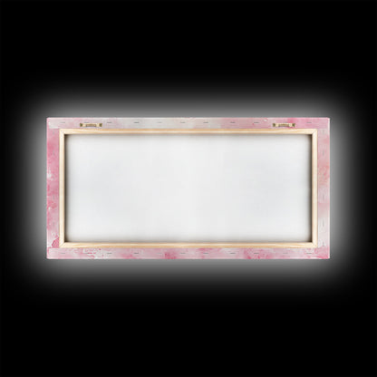 Coastal Shell Canvas Print | Pink Coastal Cowgirl Wall Art | Nautical Inspired Decor | Beach Themed Framed Artwork | Living Room Art