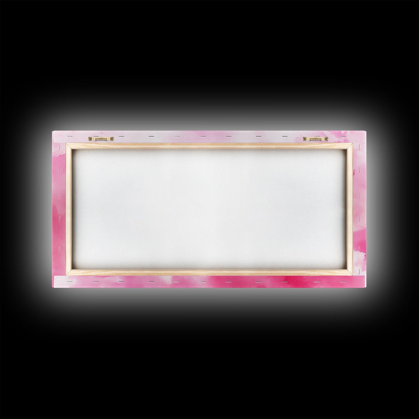 Leinwanddruck „Lippenstiftreihe“ | Rosa Wandbild, verspielte Deko, hellrosa Kunst, feminine Geschenkidee, Wohnzimmerdeko, Deko über dem Sofa