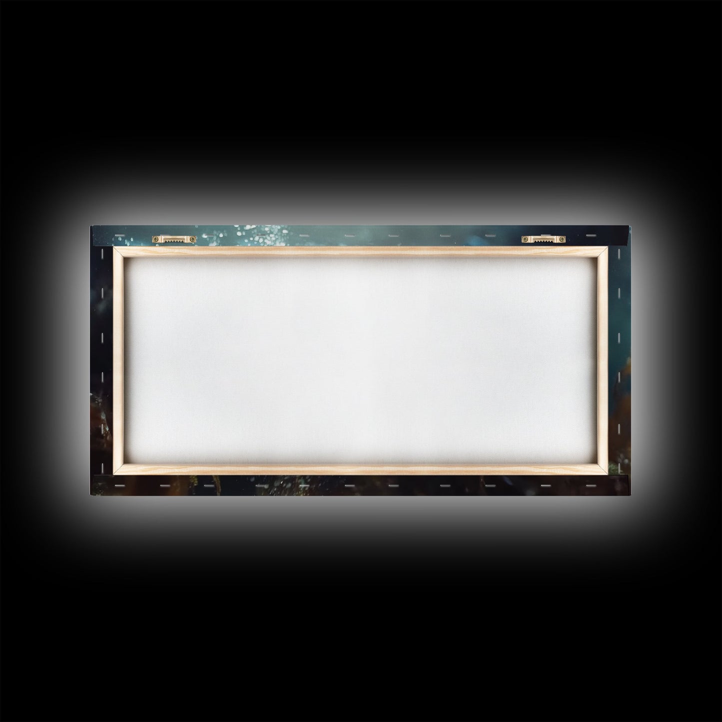 Vibrant Octopus Art Framed Canvas Print, Ocean Wildlife Wall Decor, Rustic Nautical Art, Marine Life Painting, Underwater Sea Art