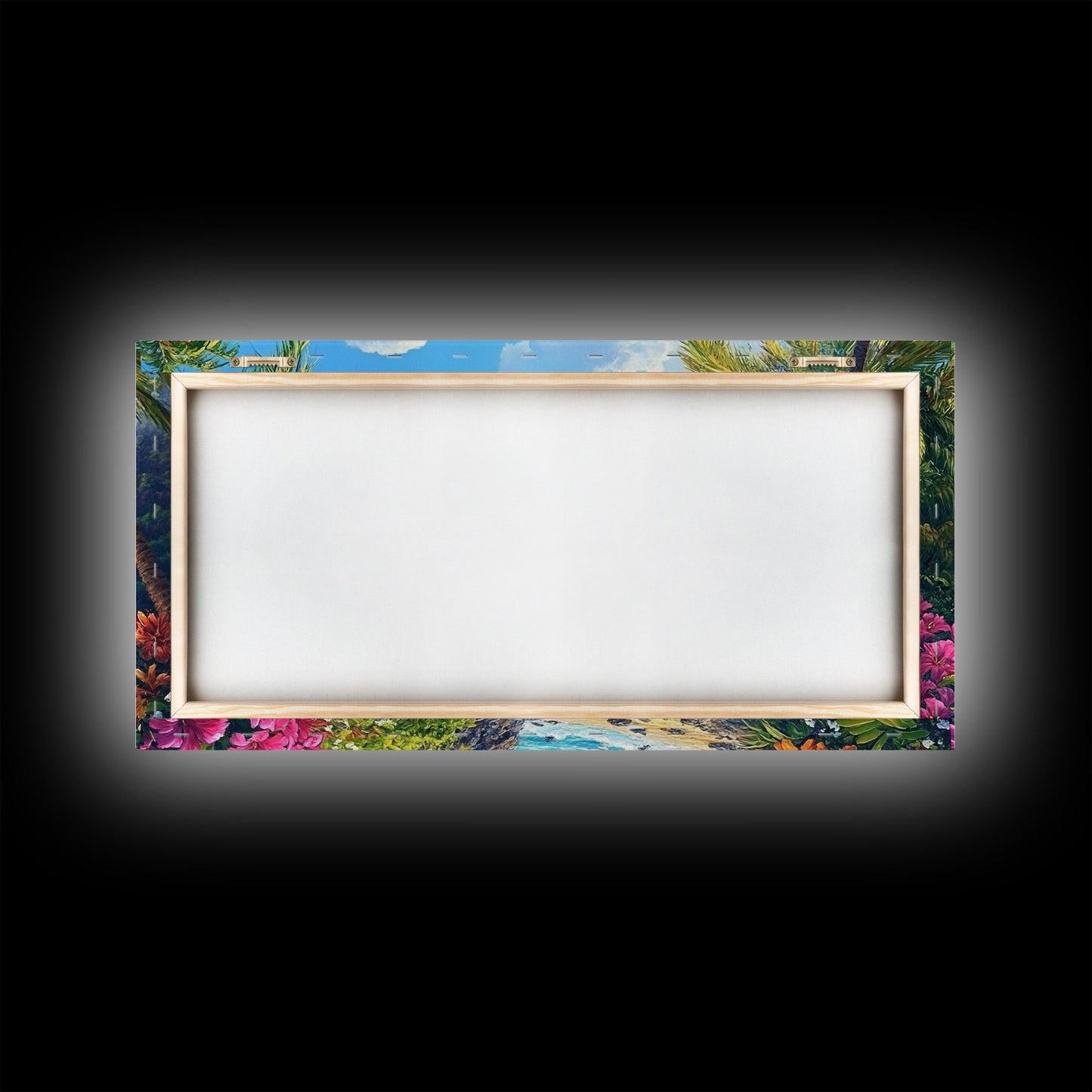 Tropical Beachscape Canvas Print Coastal Landscape Art Hawaii Decor Living Room Art Above Couch Art Nautical Wall Art Gift Idea