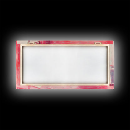 Sunny Bedroom Canvas Print Light Pink Wall Art Minimalist Decor Cherry Wall Art Therapy Art Rustic Bedroom Art Boho Art Gift Idea