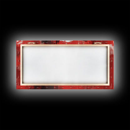 Skull Art Framed Canvas Print, Moody Dark Abstract Wall Decor, Gothic Bedroom Art, Unique Halloween Wall Art Gift, Dark Angels Decor