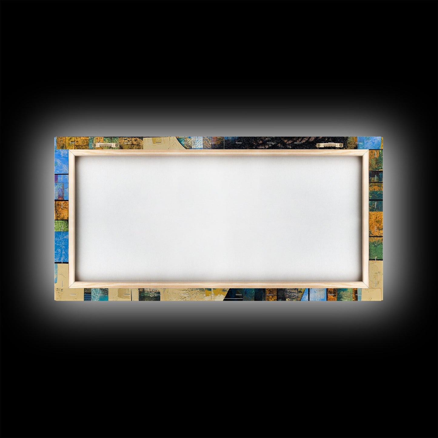 Afrozentrische Wandkunst, gerahmter Leinwanddruck, geometrische afrikanische Kunst, ausdrucksstarke Wohnzimmerdekoration, einzigartige Geschenkidee für stimmungsvolle Kunst, afrikanischer Kunstdruck