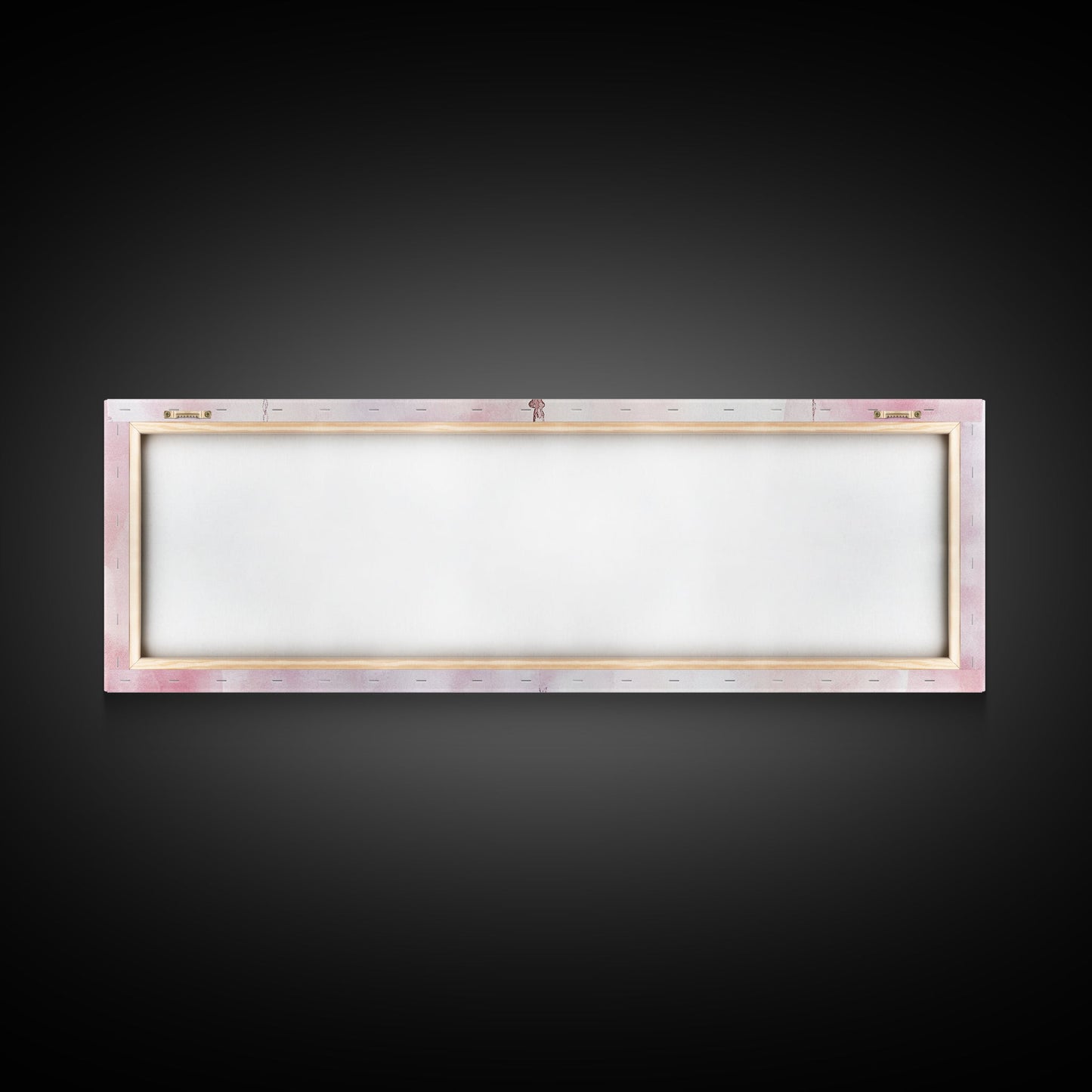 Elegant Chandelier Art Framed Canvas Print Light Pink Wall Art Minimalist Décor Horizontal Art Bedroom Living Room Gift Idea