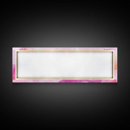 Retro Sunglasses Pink Wall Art Framed Canvas Print Light Pink Horizontal Wall Art Rustic Decor Fashion Illustration Art