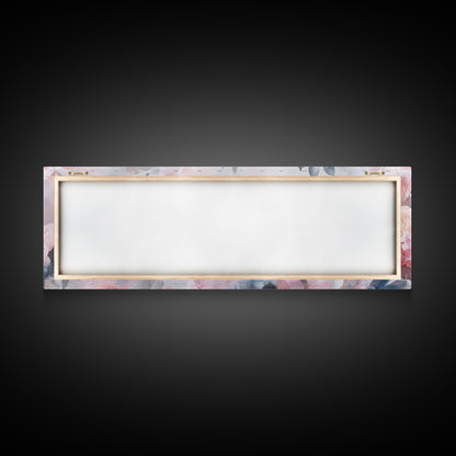 Floral Bloom Canvas Print, Rose Painting with Soft Pastel Tones, Romantic Botanical Prints for Bedroom or Guest Room Decor