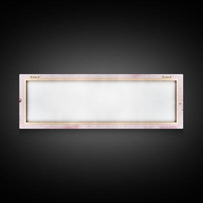 Pink Regal Crowns Canvas Print Gemstone Painting Royal Artwork Pink Abstract Art Above Bed Wall Art Feminine Glam Room Decor Gift