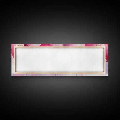 Balloon Party Canvas Print Whimsical Art Pink Abstract Art Light Pink Wall Art Above Sofa Decor Fun Kids Room Artwork Gift Idea