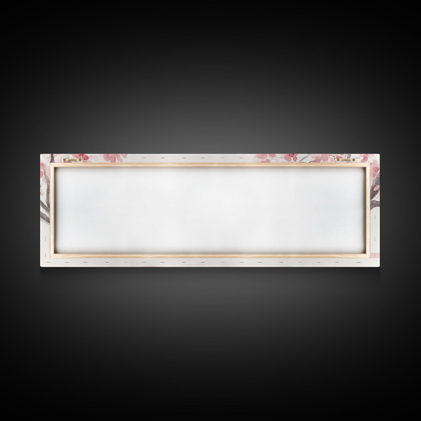 Cherry Blossom Canvas Print, Botanical Framed Canvas Art, Light Pink Wall Art, Bedroom or Guest Room Art, Feminine Nature-Inspired Decor