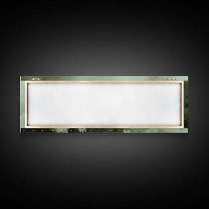 Soft Pastel Roses Framed Canvas Print – Rose Painting, Light Pink Wall Art, Rustic Wall Art, Minimalist Art, Guest Room Art