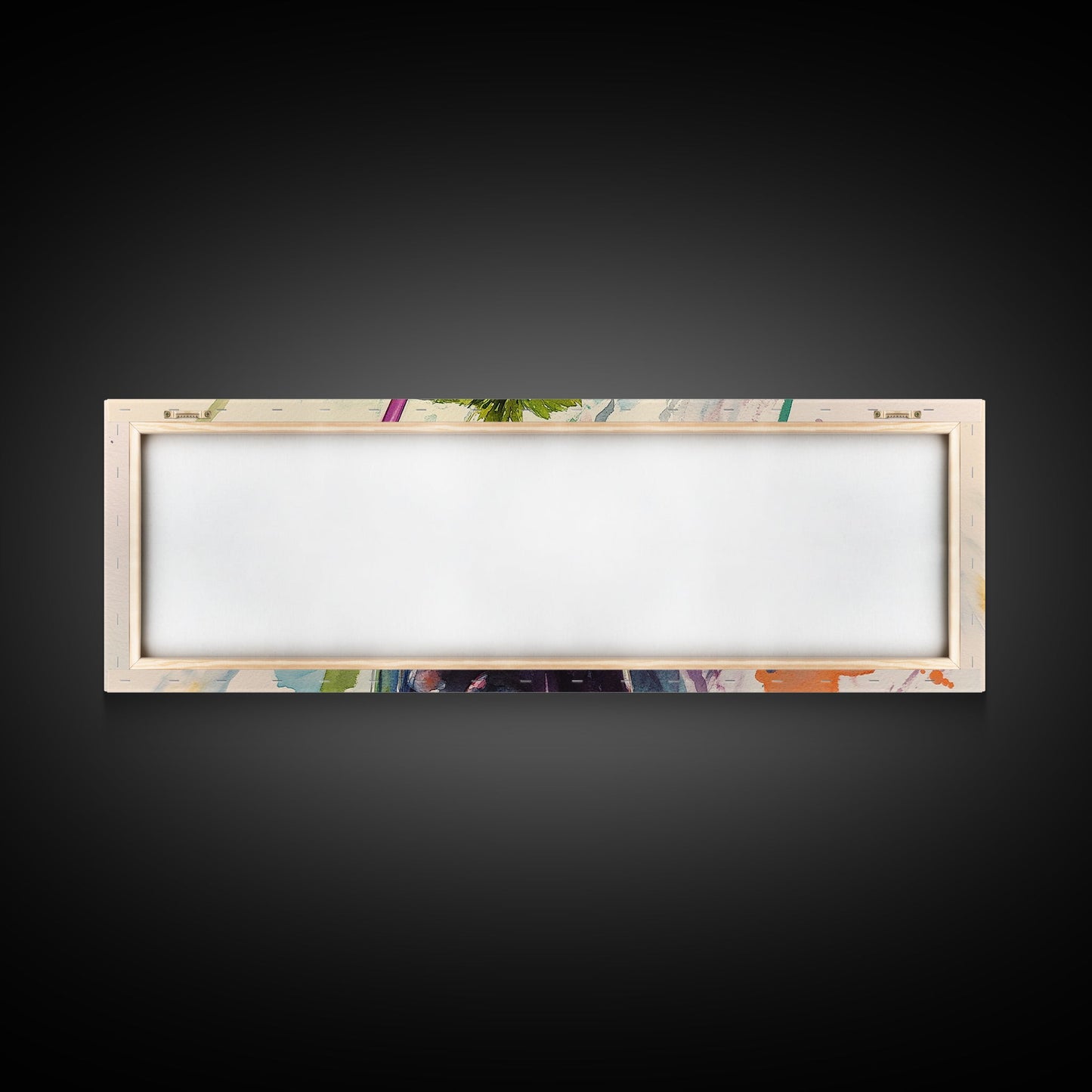 Canvas Print Vibrant Martini Wall Art Fruit of the Spirit Kitchen Art Horizontal Modern Decor Gift Idea Panoramic Painting