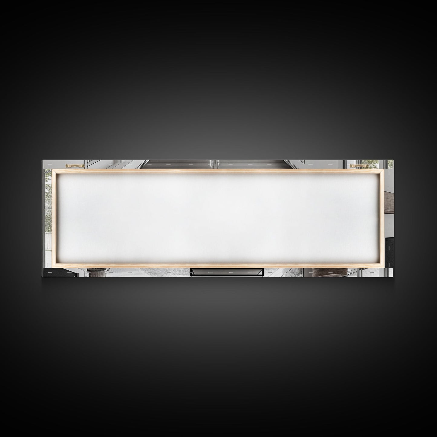 Extra Wide Canvas Print Living Room Art Modern Wabi Sabi Art Panoramic Neutral Design Rustic Farmhouse Minimalist Wall Decor