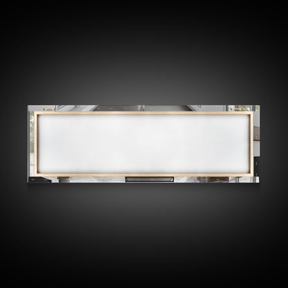 Extra Wide Canvas Print Living Room Art Modern Wabi Sabi Art Panoramic Neutral Design Rustic Farmhouse Minimalist Wall Decor