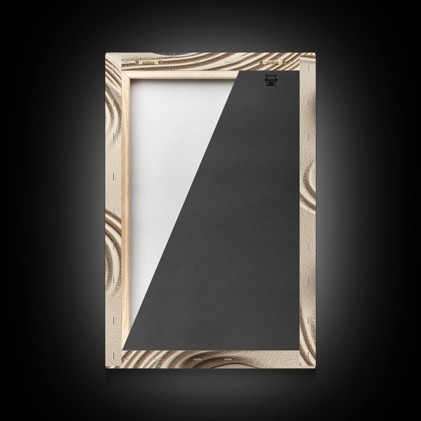 Black White Zen Stones Canvas Print Minimalist Zen Wall Art Wabi Sabi Artwork Rustic Zen Decor Living Room Art Bedroom Artwork