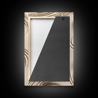 Black White Zen Stones Canvas Print Minimalist Zen Wall Art Wabi Sabi Artwork Rustic Zen Decor Living Room Art Bedroom Artwork