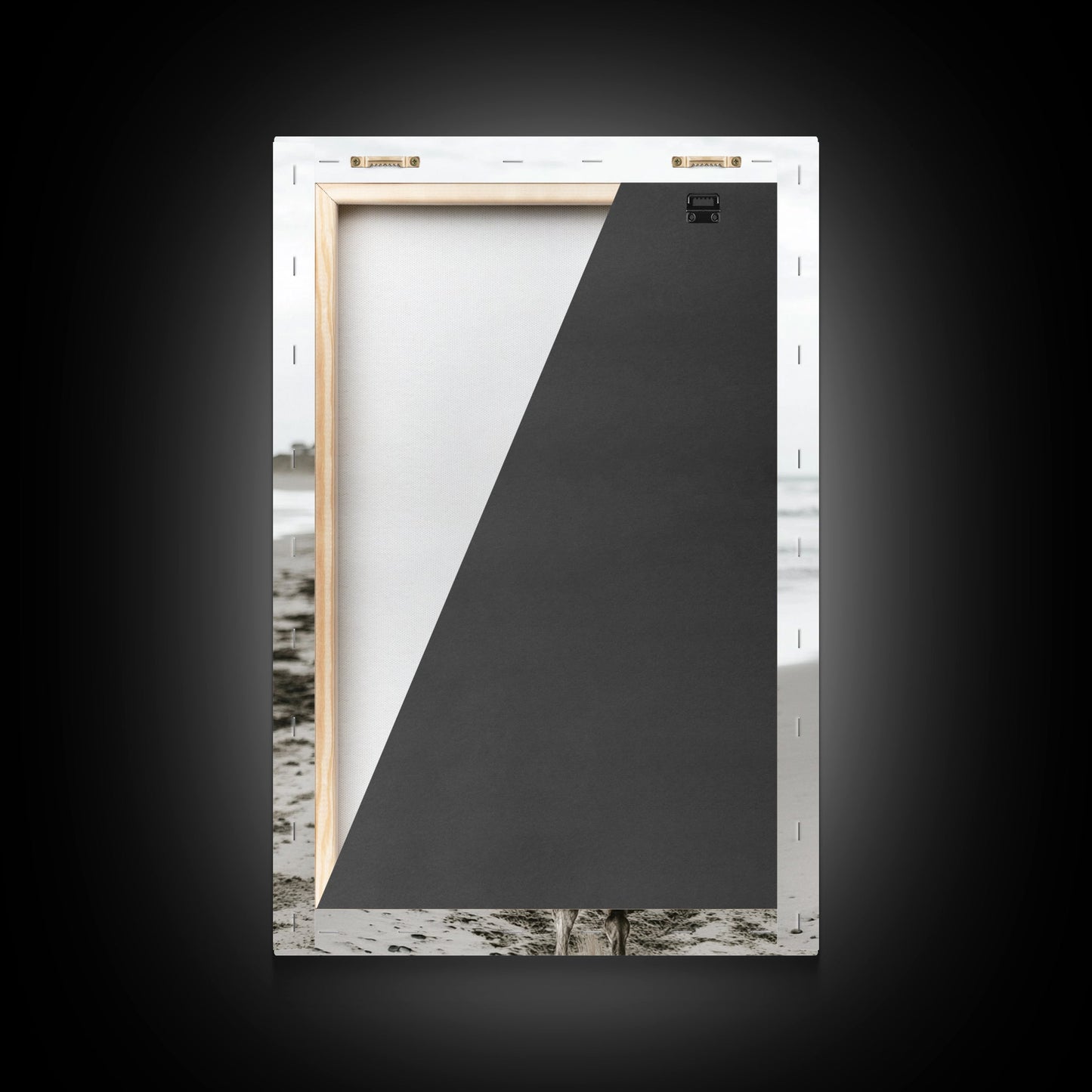 Serene Beach Ride Canvas Print Horse and Ocean Wall Art Coastal Cowgirl Rustic Decor Framed Canvas Home Living Room Artwork Gift